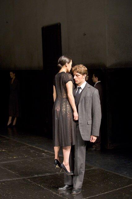 Azusa Seyama and Pascal Merighi in “Bandoneon” by Pina Bausch with Tanztheater Wuppertal at Théâtre de la Ville Paris (France), June 4, 2007