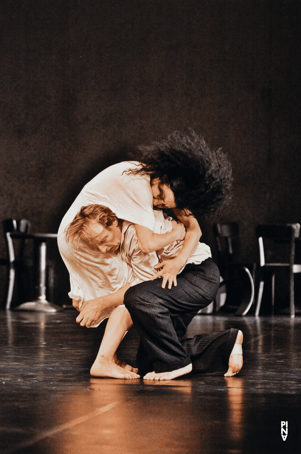 Dominique Mercy and Aida Vainieri in “Café Müller” by Pina Bausch, season 2007/08