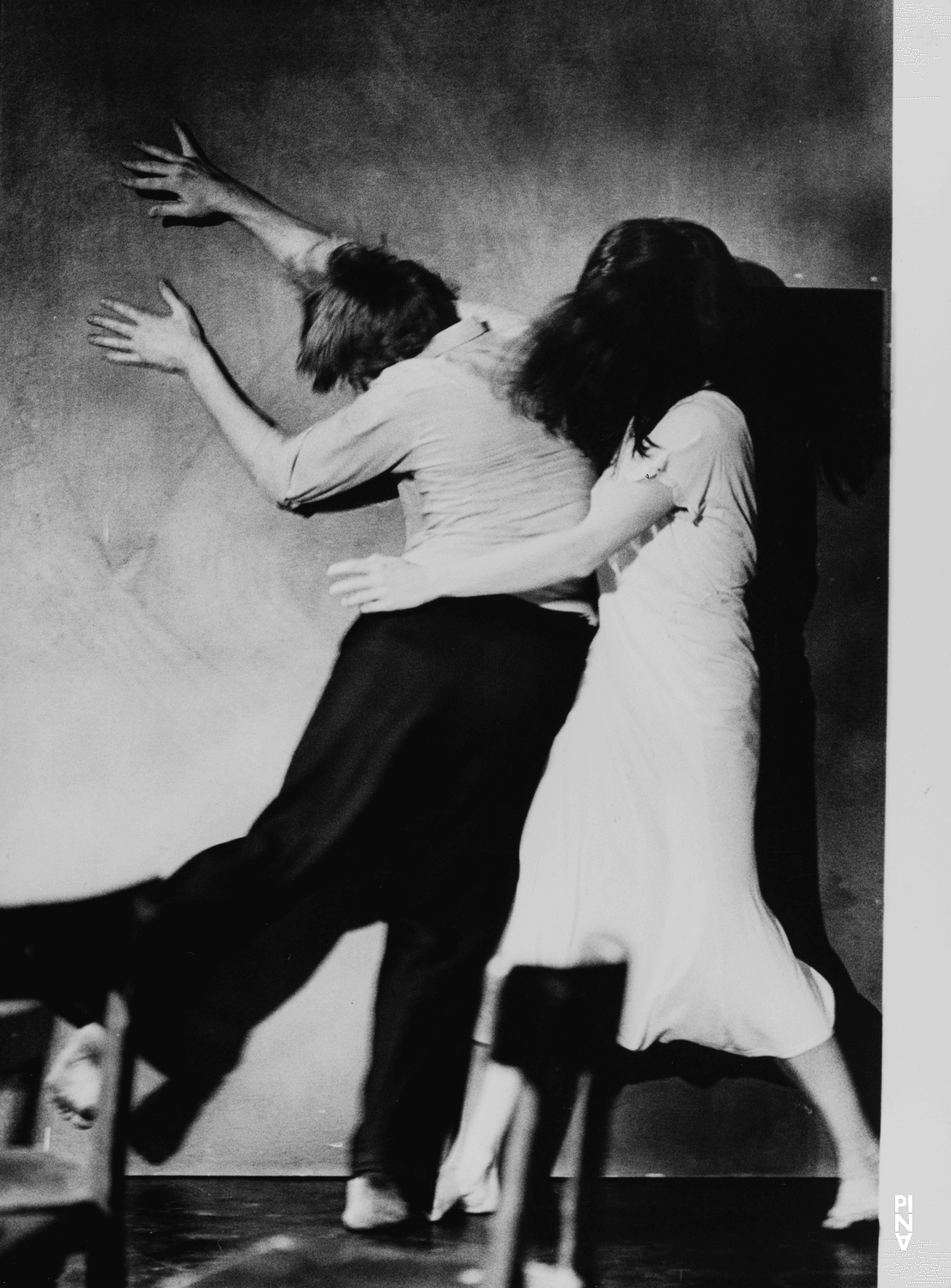 Malou Airaudo and Dominique Mercy in “Café Müller” by Pina Bausch