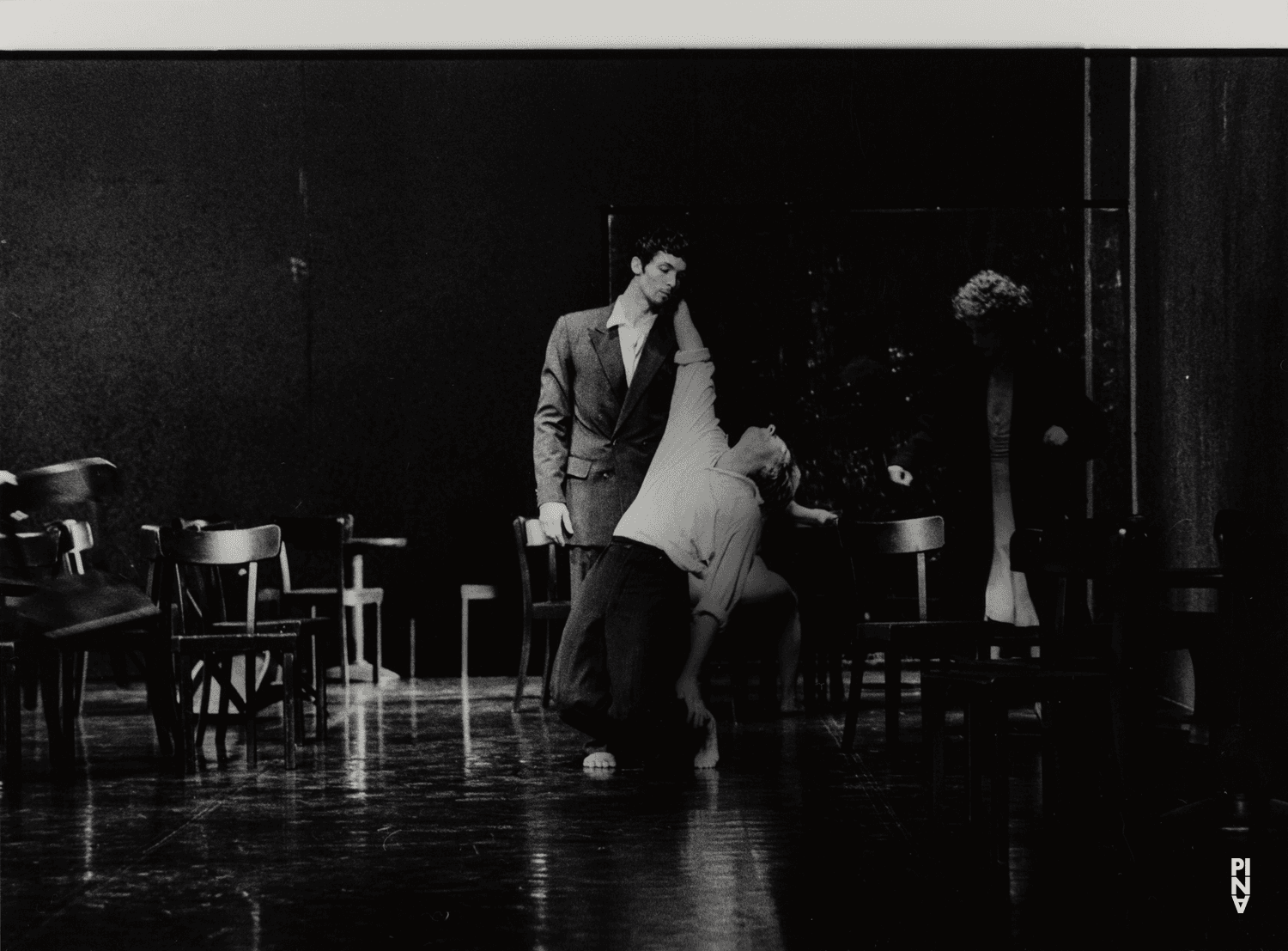 Dominique Mercy, Nazareth Panadero and Fabien Prioville in “Café Müller” by Pina Bausch