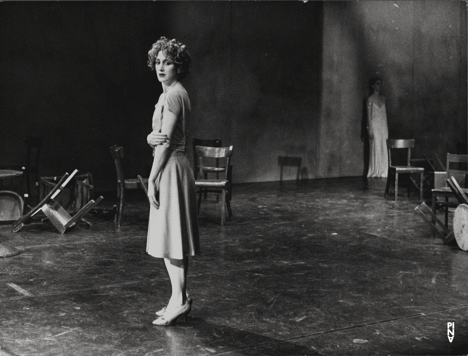 Meryl Tankard and Pina Bausch in “Café Müller” by Pina Bausch