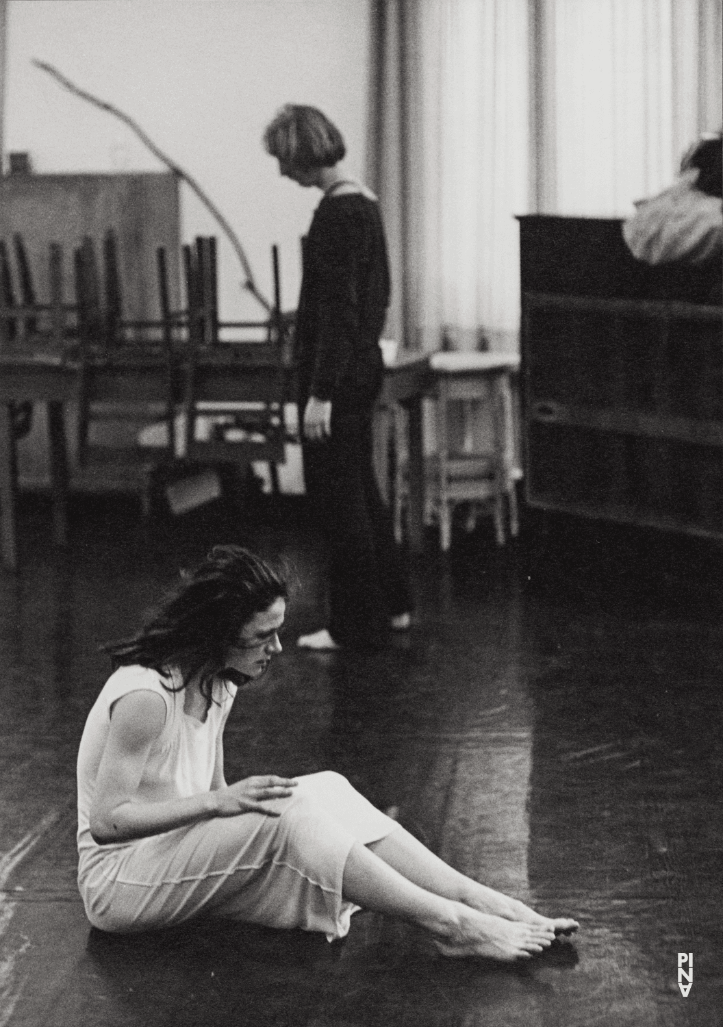 Malou Airaudo and Dominique Mercy in “Café Müller” by Pina Bausch
