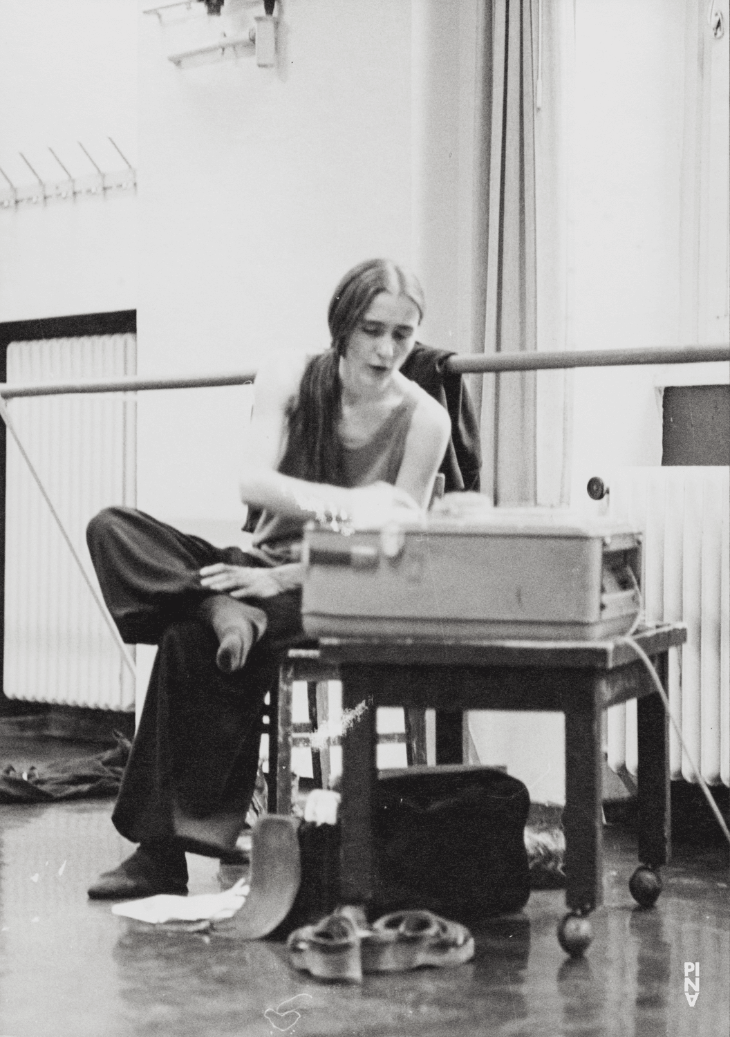 Pina Bausch dans « Café Müller » de Pina Bausch