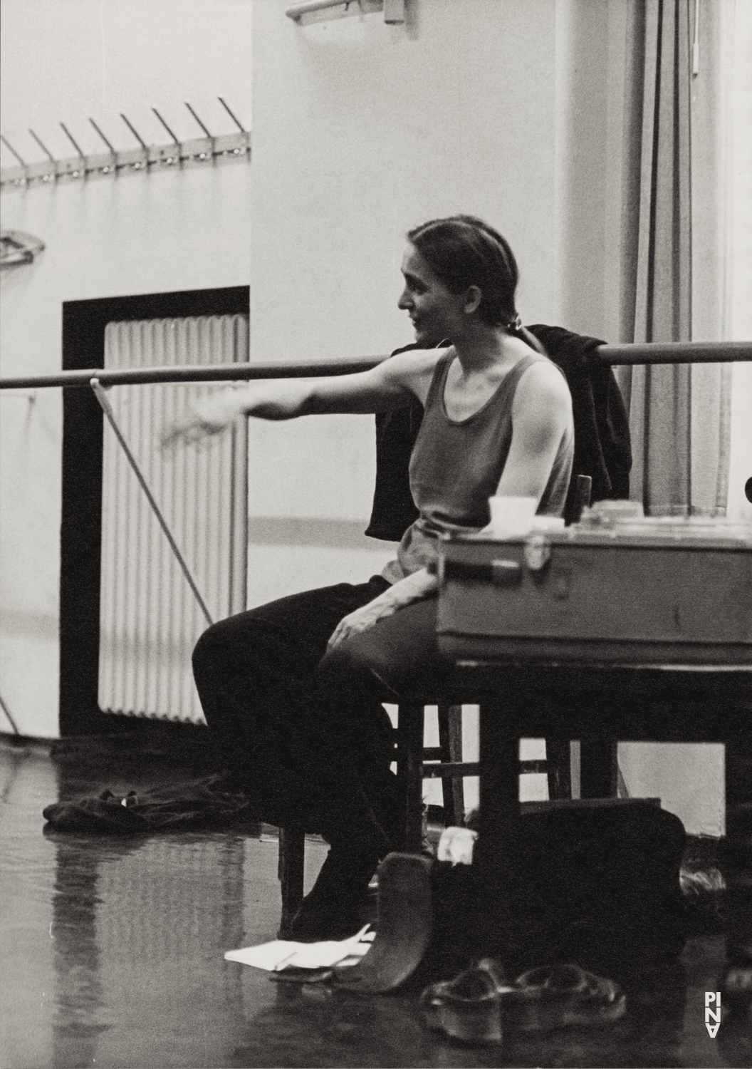 Pina Bausch dans « Café Müller » de Pina Bausch