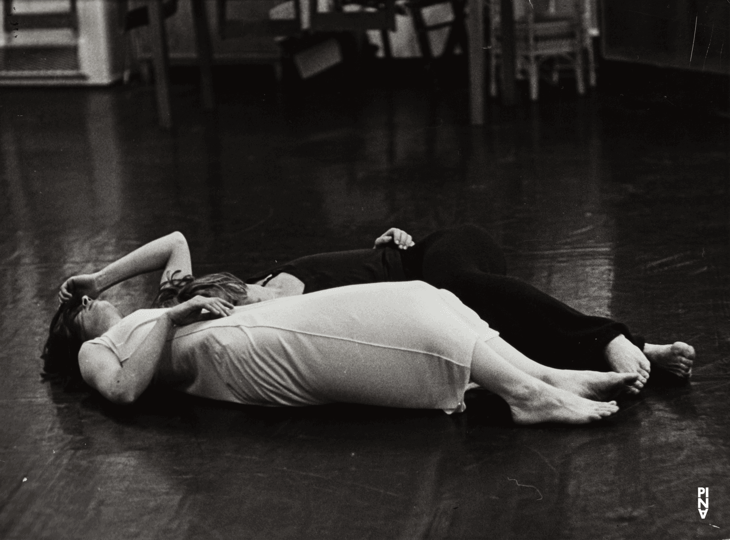 Malou Airaudo and Dominique Mercy in “Café Müller” by Pina Bausch