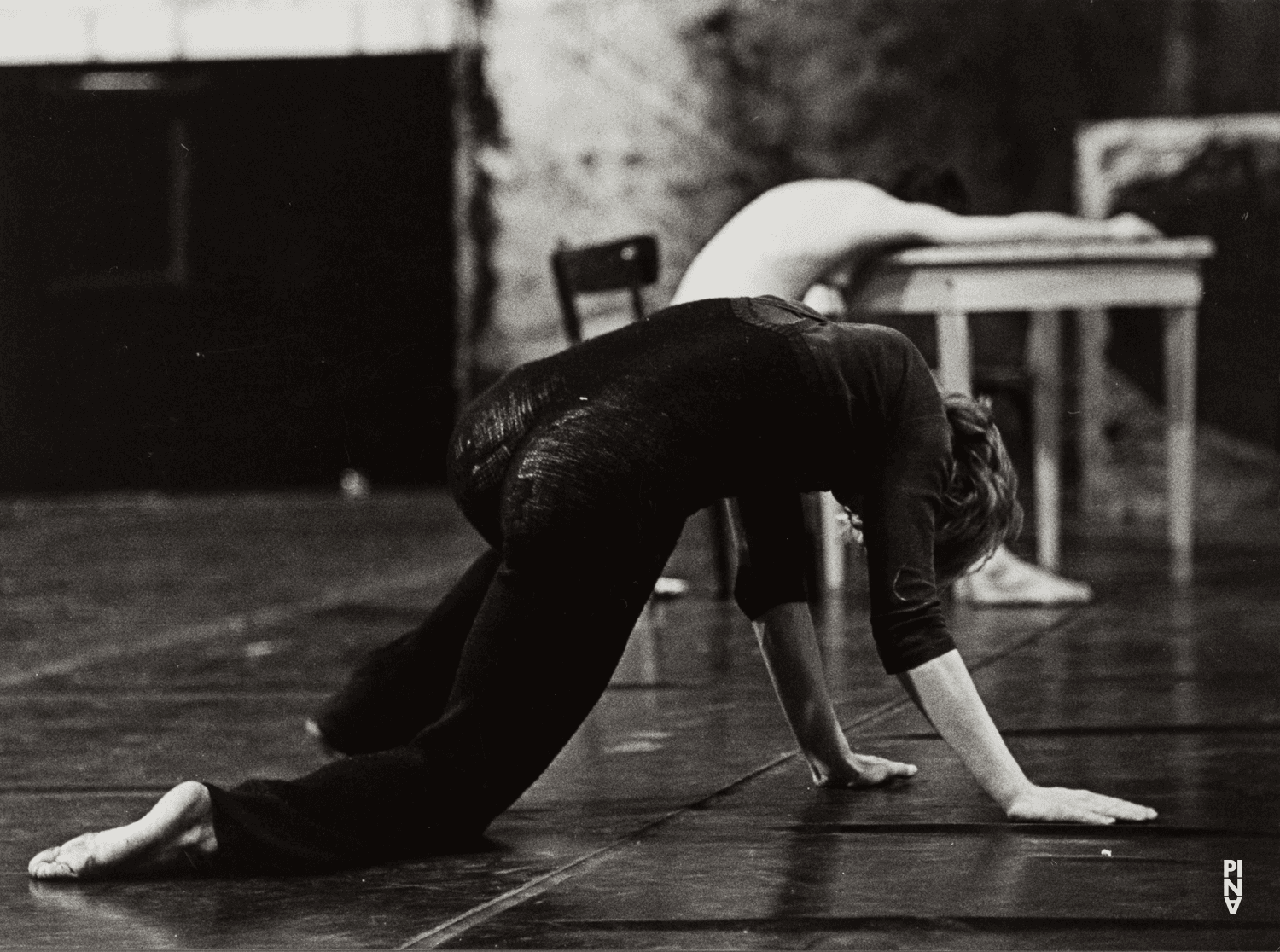 Dominique Mercy and Malou Airaudo in “Café Müller” by Pina Bausch