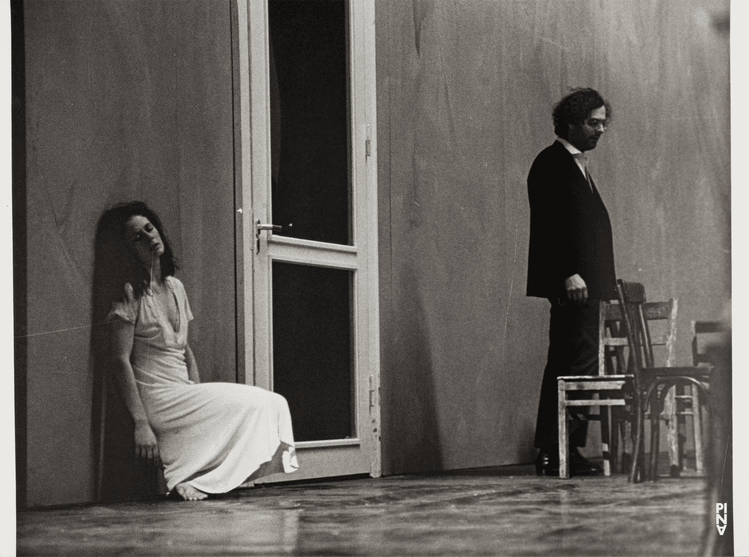 Rolf Borzik and Malou Airaudo in “Café Müller” by Pina Bausch