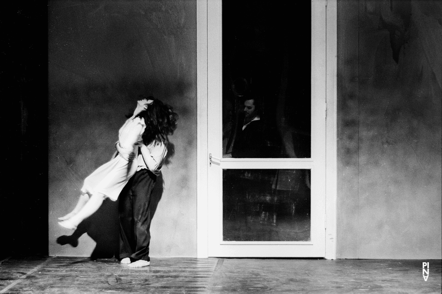 Malou Airaudo, Rolf Borzik and Dominique Mercy in “Café Müller” by Pina Bausch