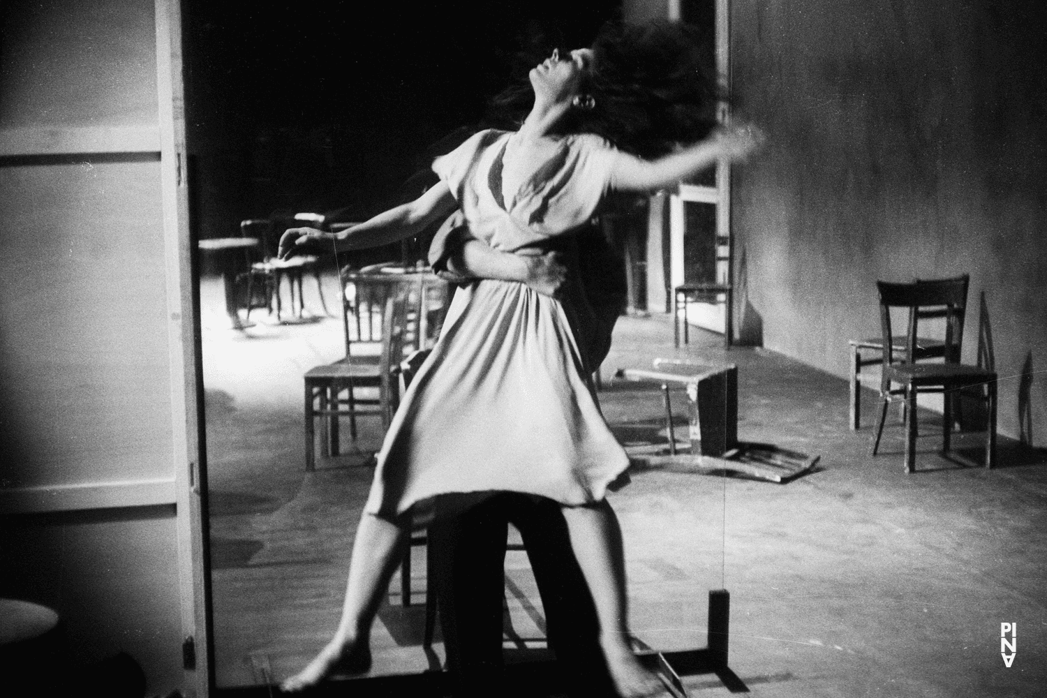 Malou Airaudo and Dominique Mercy in “Café Müller” by Pina Bausch