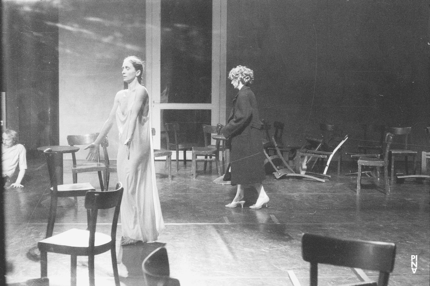 Meryl Tankard, Pina Bausch and Dominique Mercy in “Café Müller” by Pina Bausch