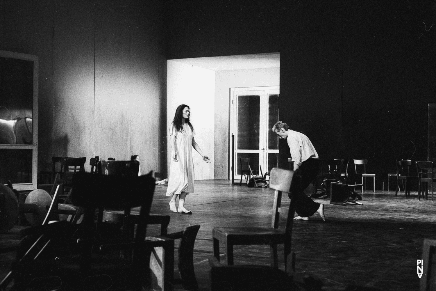 Dominique Mercy, Malou Airaudo and Pina Bausch in “Café Müller” by Pina Bausch