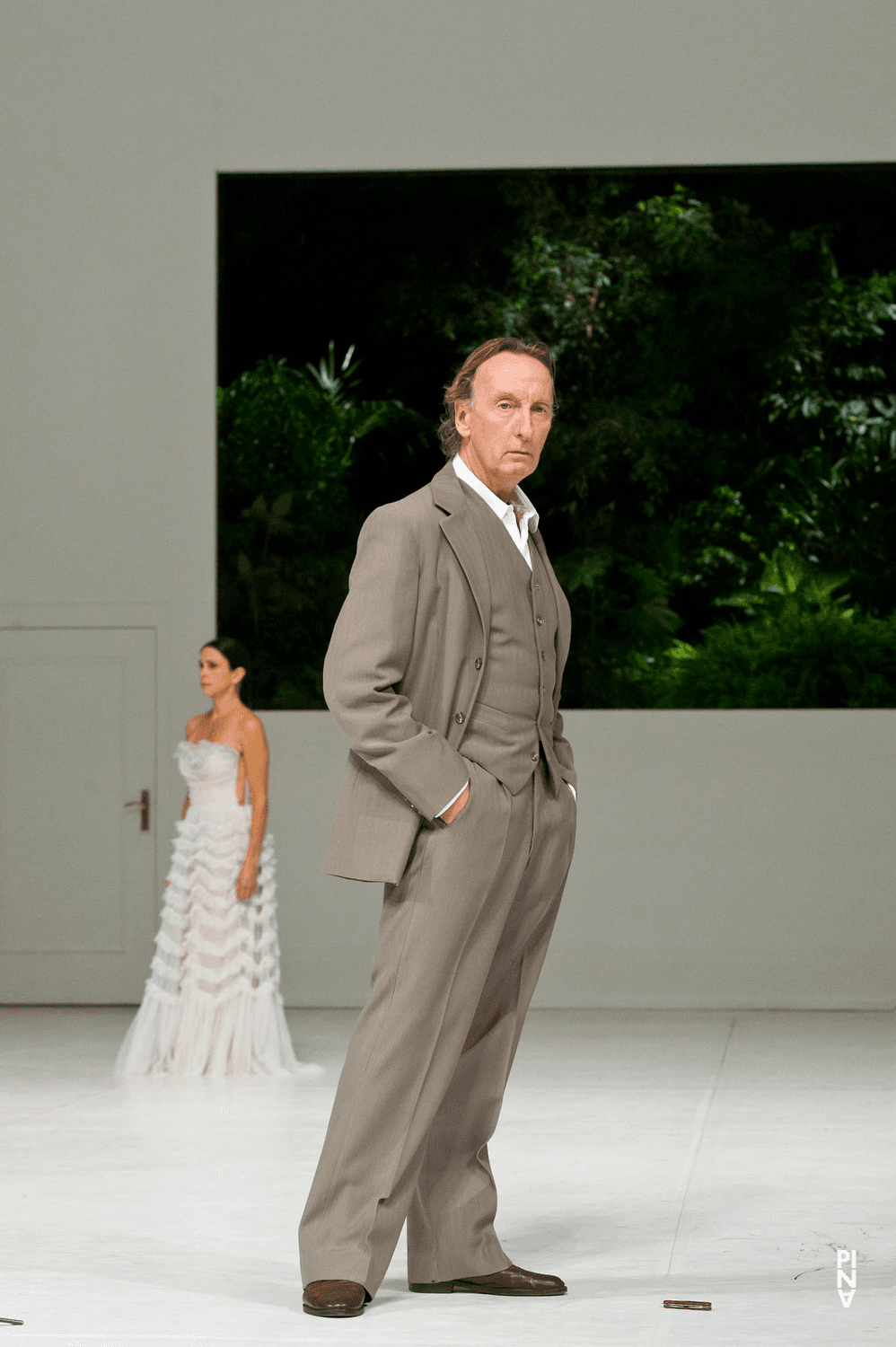 Dominique Mercy and Ruth Amarante in “Two Cigarettes in the Dark” by Pina Bausch with Tanztheater Wuppertal at Opernhaus Wuppertal (Germany), Aug. 29, 2012