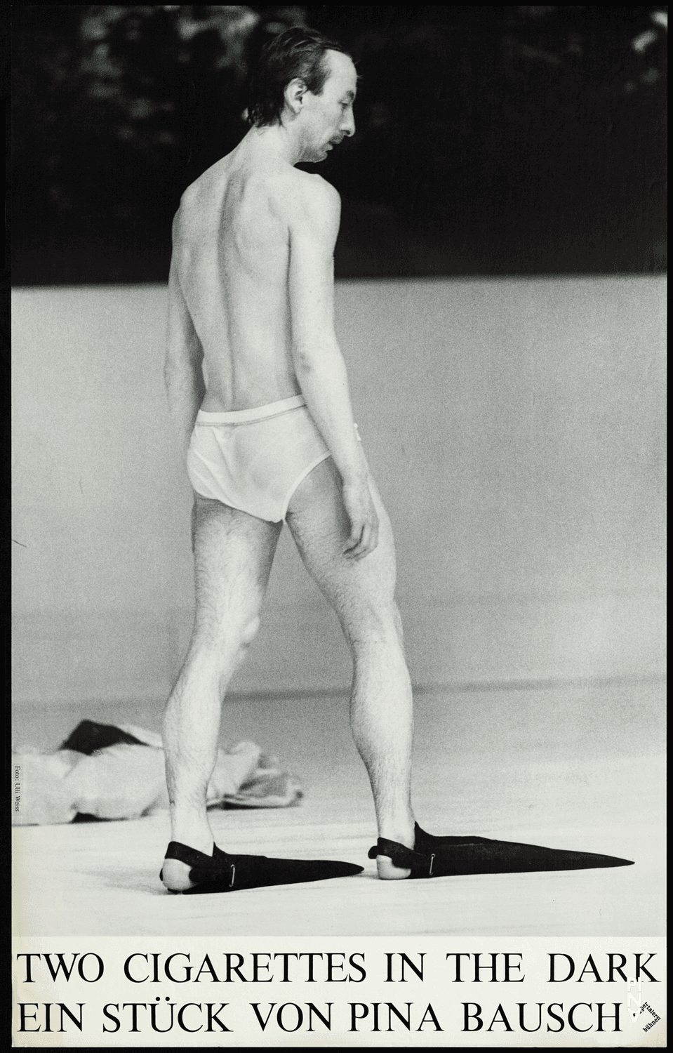 Poster for “Two Cigarettes in the Dark” by Pina Bausch