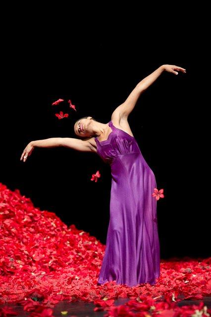 Regina Advento in “Der Fensterputzer (The Window Washer)” by Pina Bausch with Tanztheater Wuppertal at Opernhaus Wuppertal (Germany), Nov. 3, 2011