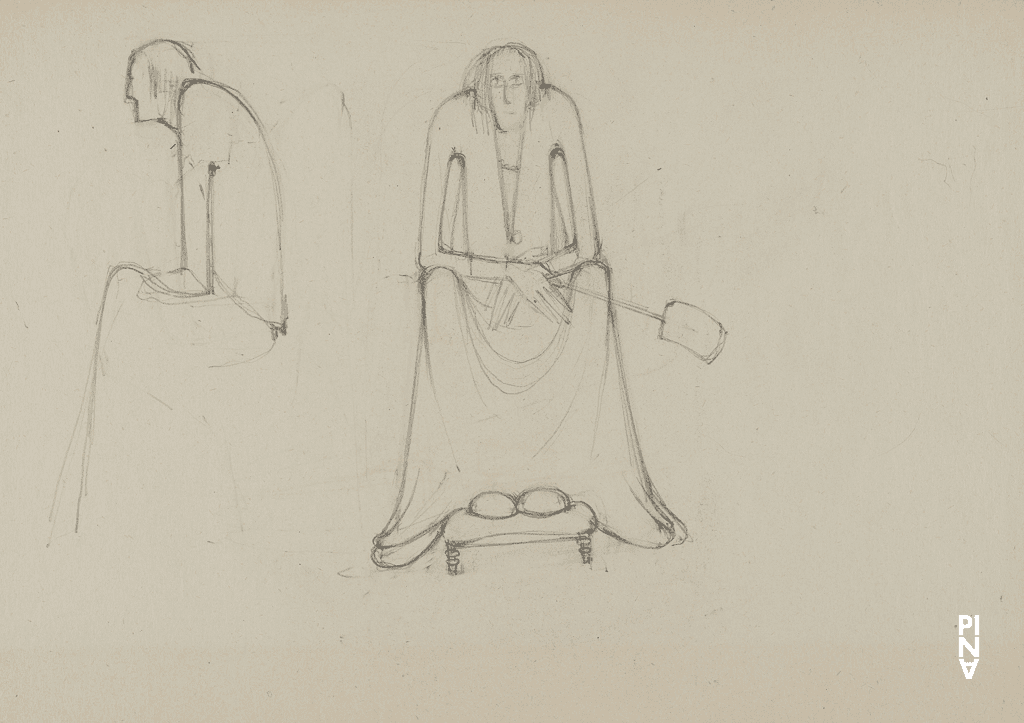 Kostümzeichnung von Rolf Borzik