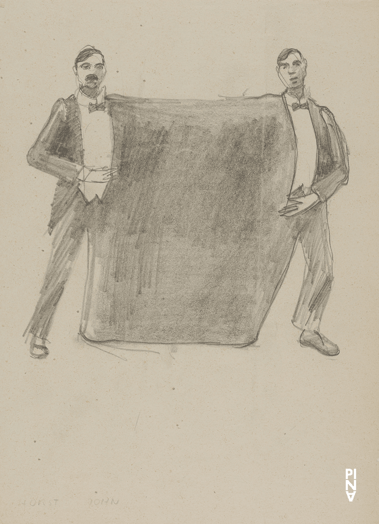 Kostümzeichnung von Rolf Borzik