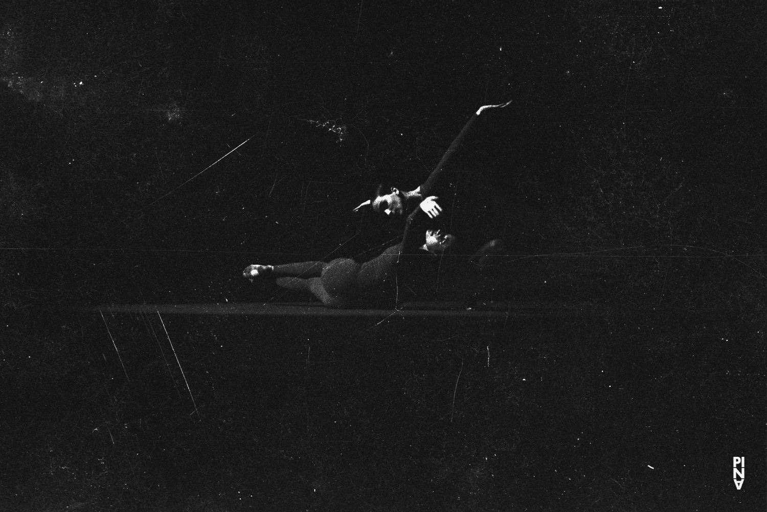 Pina Bausch and Anna Mittelholzer in “Im Wind der Zeit” by Pina Bausch