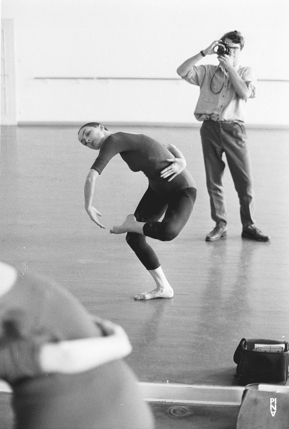 Rolf Borzik and Pina Bausch in “Im Wind der Zeit” by Pina Bausch