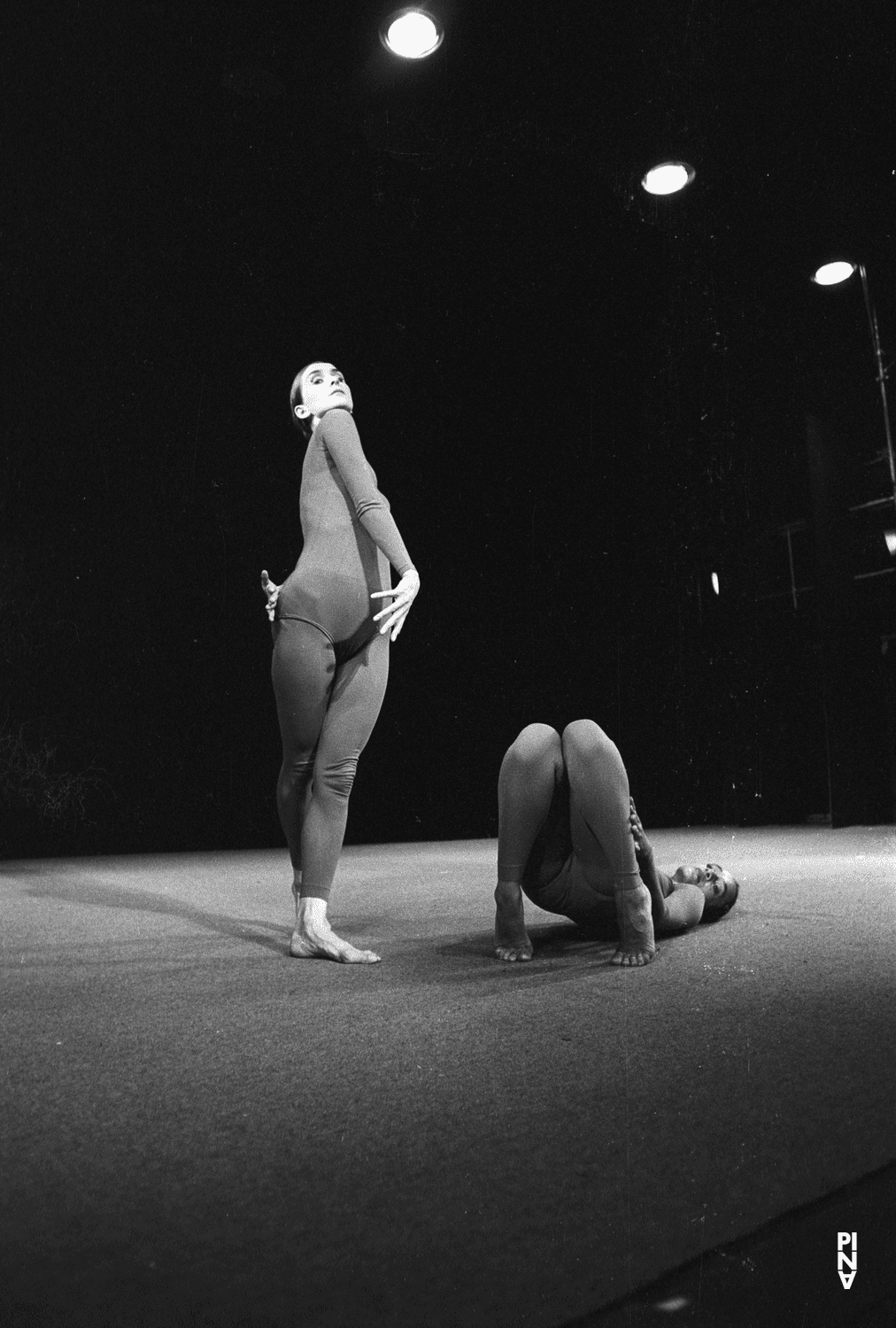 Pina Bausch and Anna Mittelholzer in “Im Wind der Zeit” by Pina Bausch