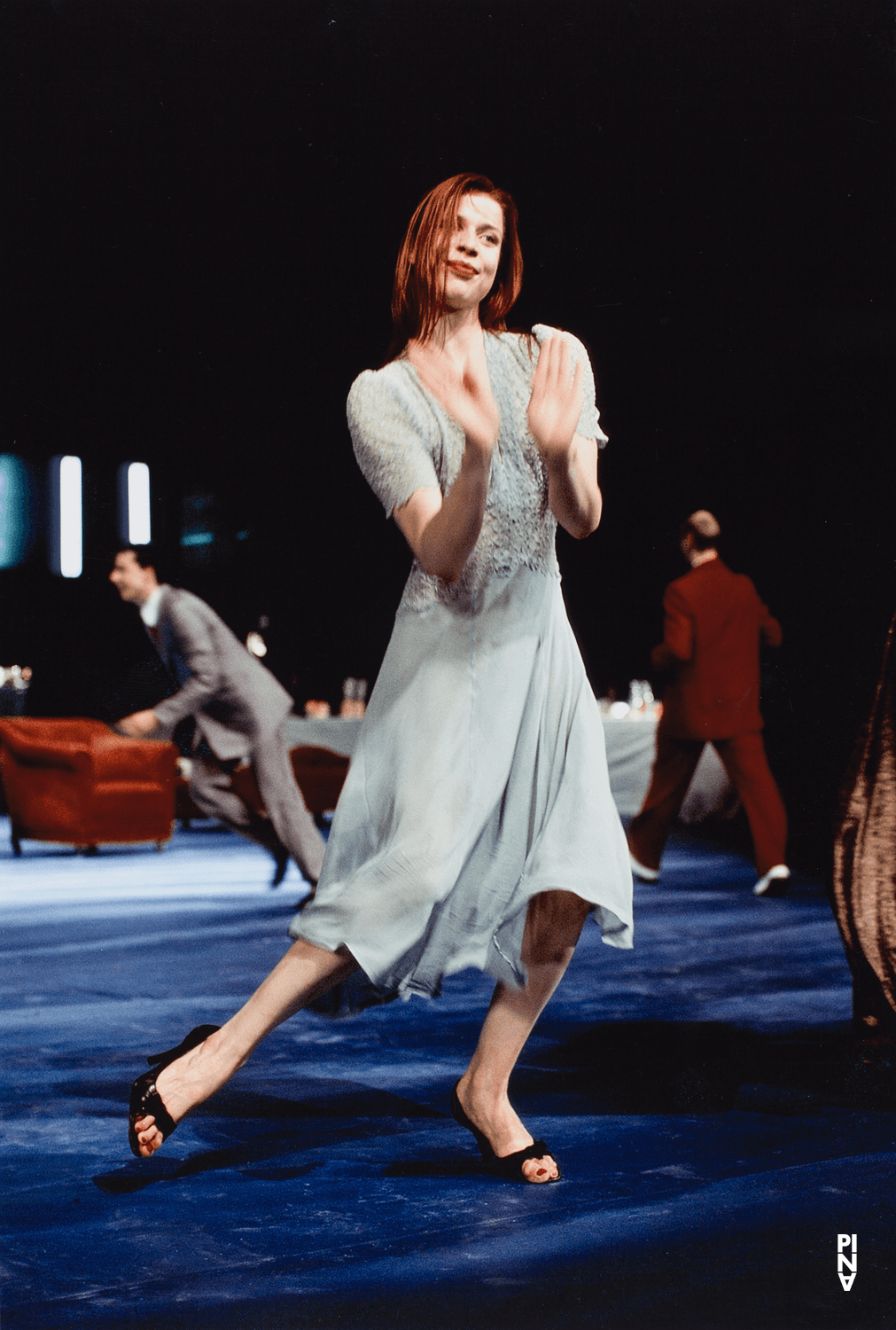 Anna Wehsarg, Fernando Suels Mendoza et Andrey Berezin dans « Keuschheitslegende (La légende de la chasteté) » de Pina Bausch, 18 mai 2006