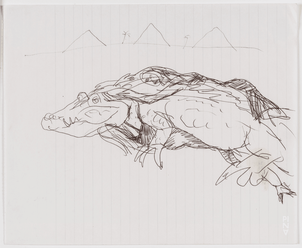 Zeichnung von Rolf Borzik