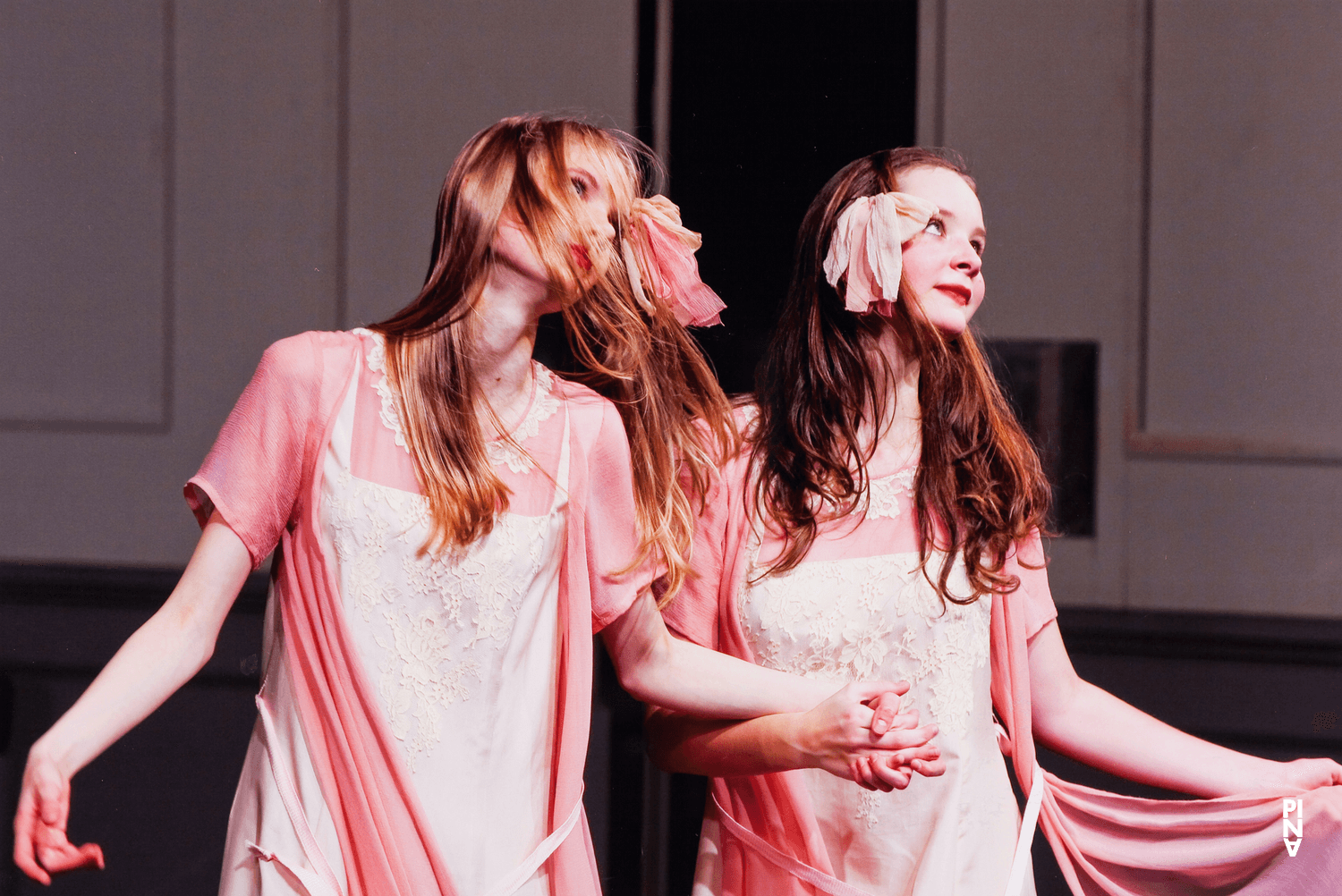 Joy Wonnenberg and Kim Christin Lörken in “Kontakthof. With Teenagers over 14” by Pina Bausch at Schauspielhaus Wuppertal, Nov. 6, 2008