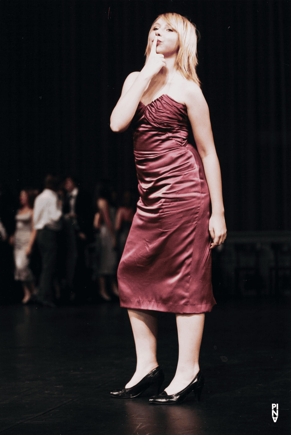 Katharina Schüller in “Kontakthof. With Teenagers over 14” by Pina Bausch