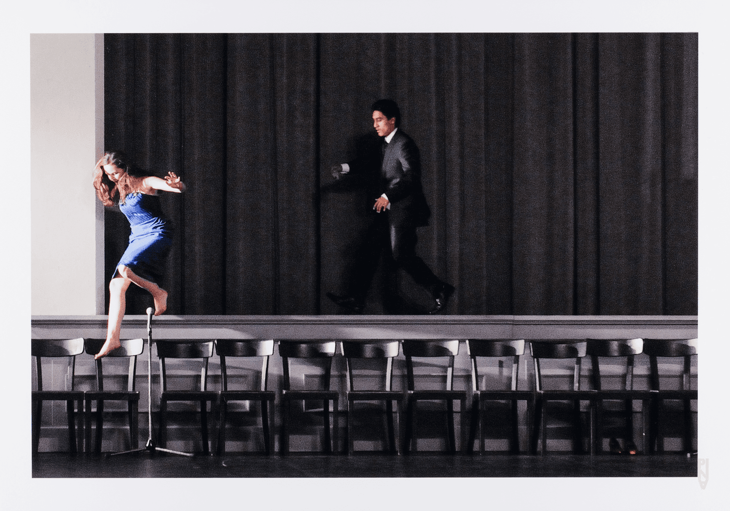 Safet Mistele and Kim Christin Lörken in “Kontakthof. With Teenagers over 14” by Pina Bausch