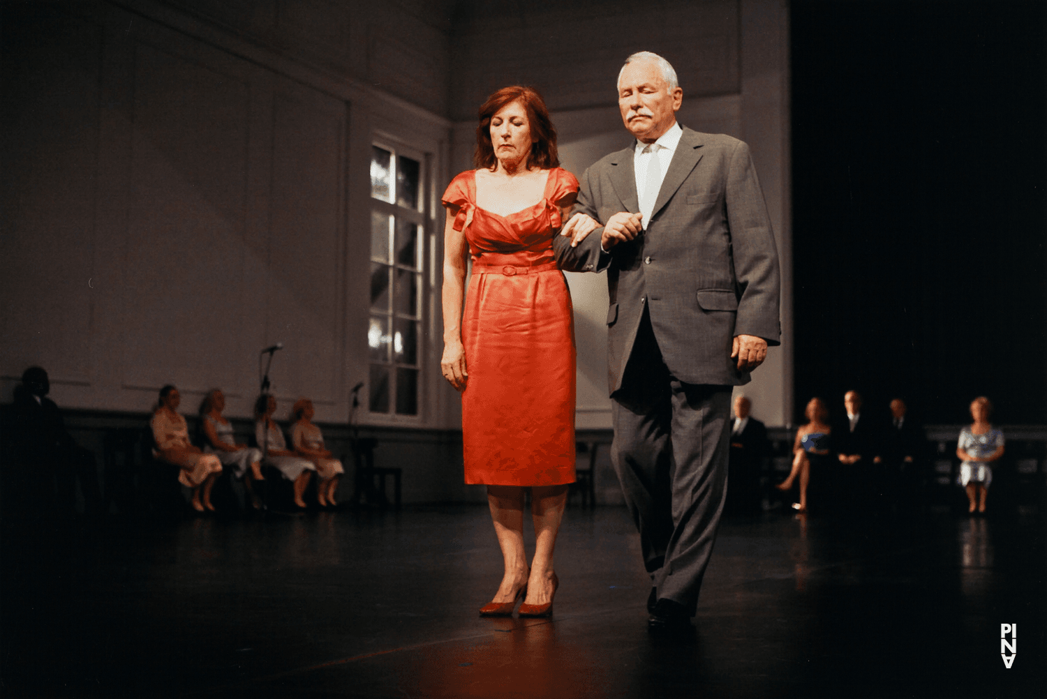 Klaus Rubert and Krista Lange in “Kontakthof. With Ladies and Gentlemen over 65” by Pina Bausch
