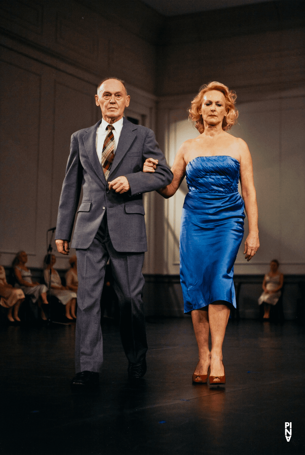 Heinz Meyer and Jutta Geike in “Kontakthof. With Ladies and Gentlemen over 65” by Pina Bausch