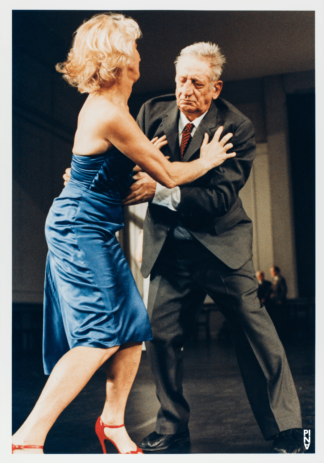 Werner Klammer and Jutta Geike in “Kontakthof. With Ladies and Gentlemen over 65” by Pina Bausch