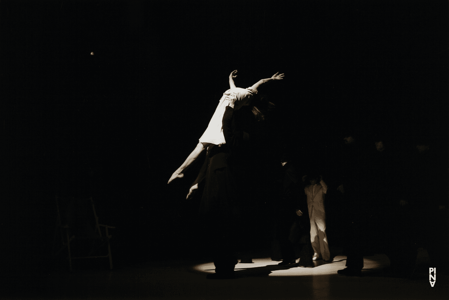 Josephine Ann Endicott, Urs Kaufmann and Pablo Aran Gimeno in “Come Dance With Me” by Pina Bausch