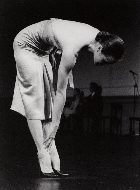 Julie Anne Stanzak in “Kontakthof” by Pina Bausch with Tanztheater Wuppertal at Schauspielhaus Wuppertal (Germany), Feb. 21, 2000