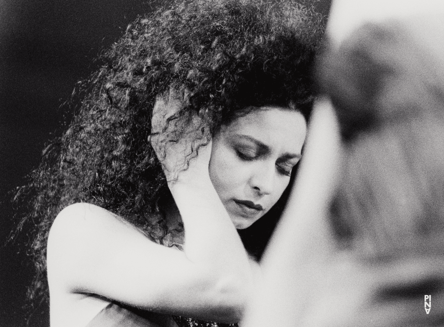 Aida Vainieri in “Kontakthof” by Pina Bausch with Tanztheater Wuppertal at Schauspielhaus Wuppertal (Germany), Feb. 21, 2000