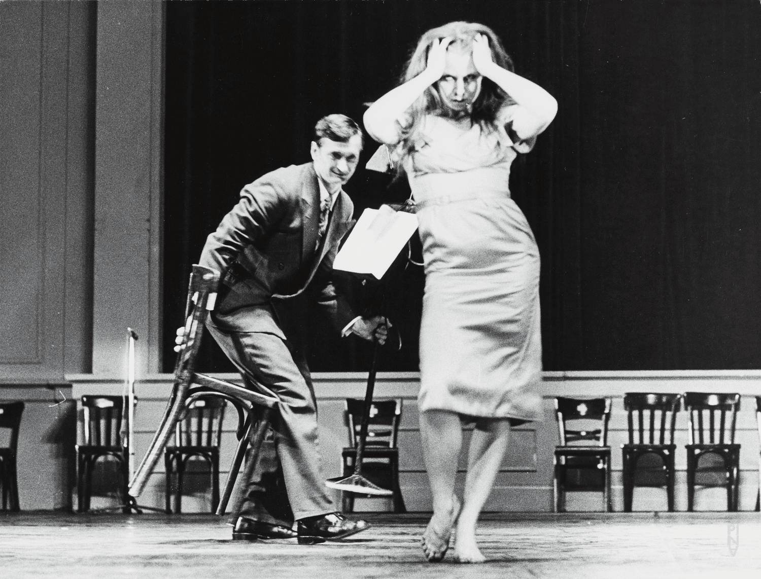 Jan Minařík and Josephine Ann Endicott in “Kontakthof” by Pina Bausch