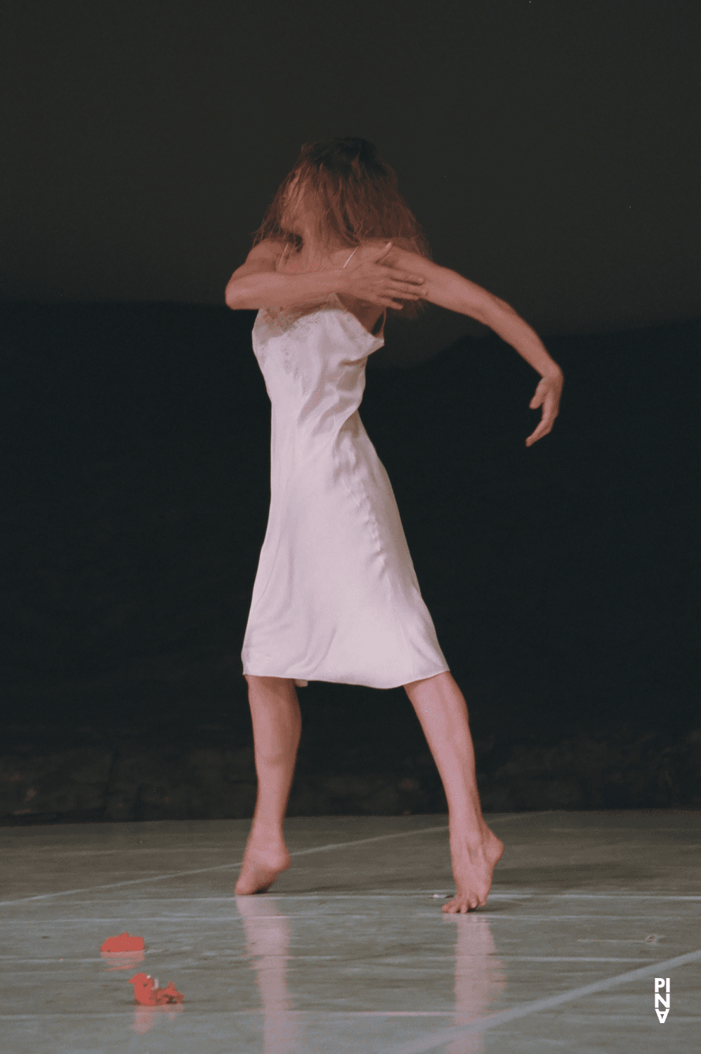 Julie Shanahan in “Masurca Fogo” by Pina Bausch with Tanztheater Wuppertal at Aalto Theater Essen (Germany), Nov. 22, 2008