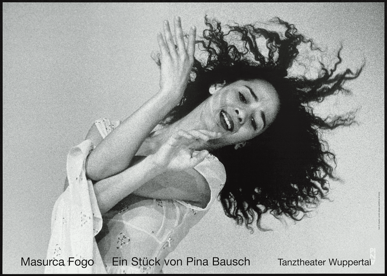 Plakat zu „Masurca Fogo“ von Pina Bausch