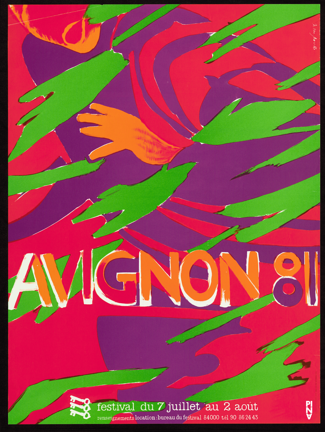 Affiche du Festival d´Avignon 1981