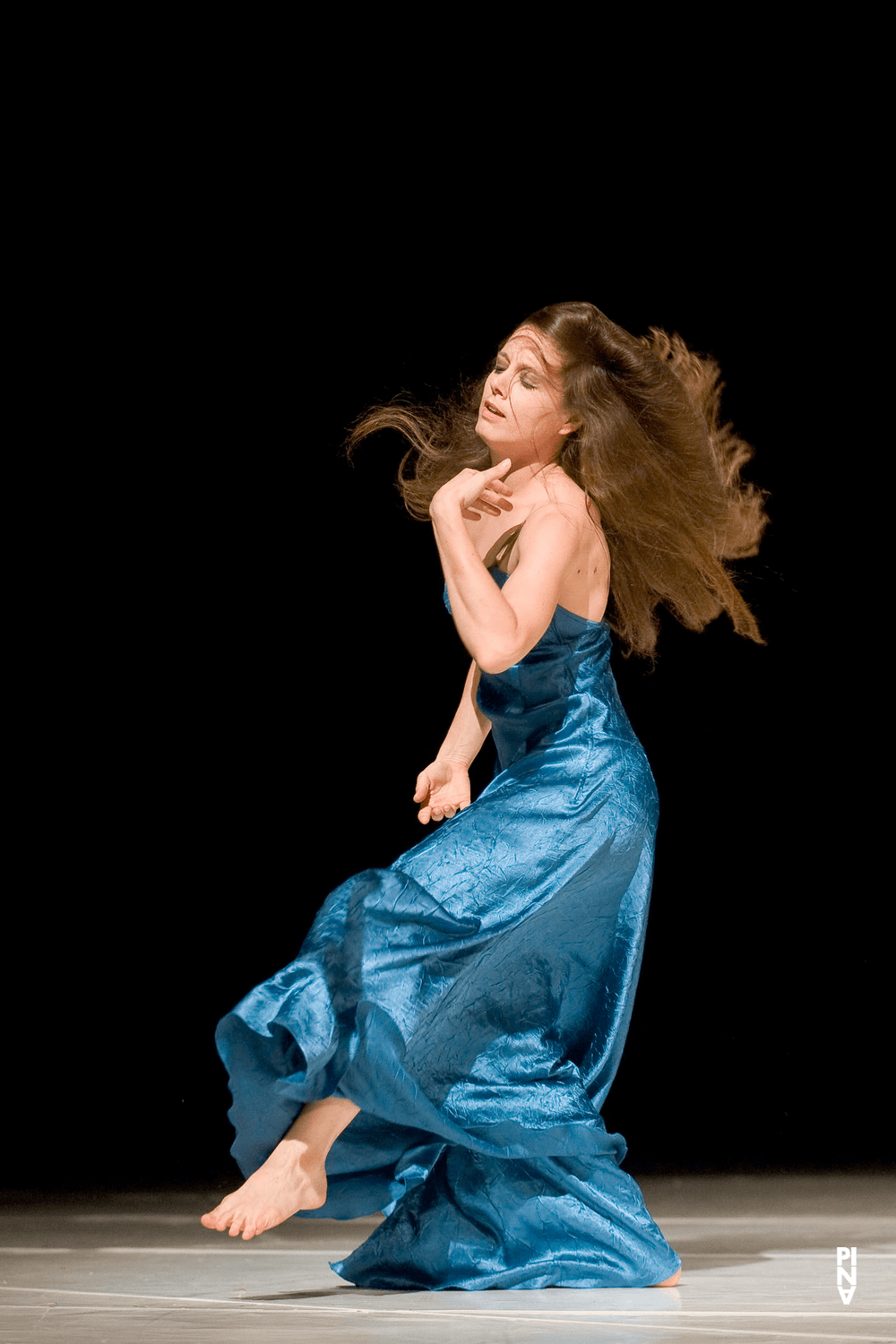 Thusnelda Mercy in “"... como el musguito en la piedra, ay si, si, si ..." (Like Moss on the Stone)” by Pina Bausch with Tanztheater Wuppertal at Opernhaus Wuppertal (Germany), June 11, 2009