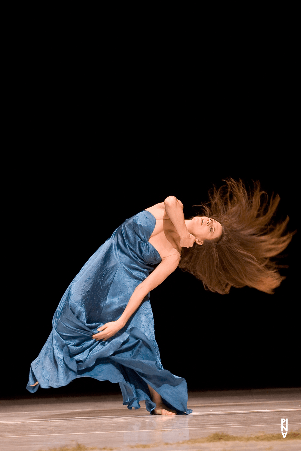 Thusnelda Mercy in “"... como el musguito en la piedra, ay si, si, si ..." (Like Moss on the Stone)” by Pina Bausch with Tanztheater Wuppertal at Opernhaus Wuppertal (Germany), June 11, 2009