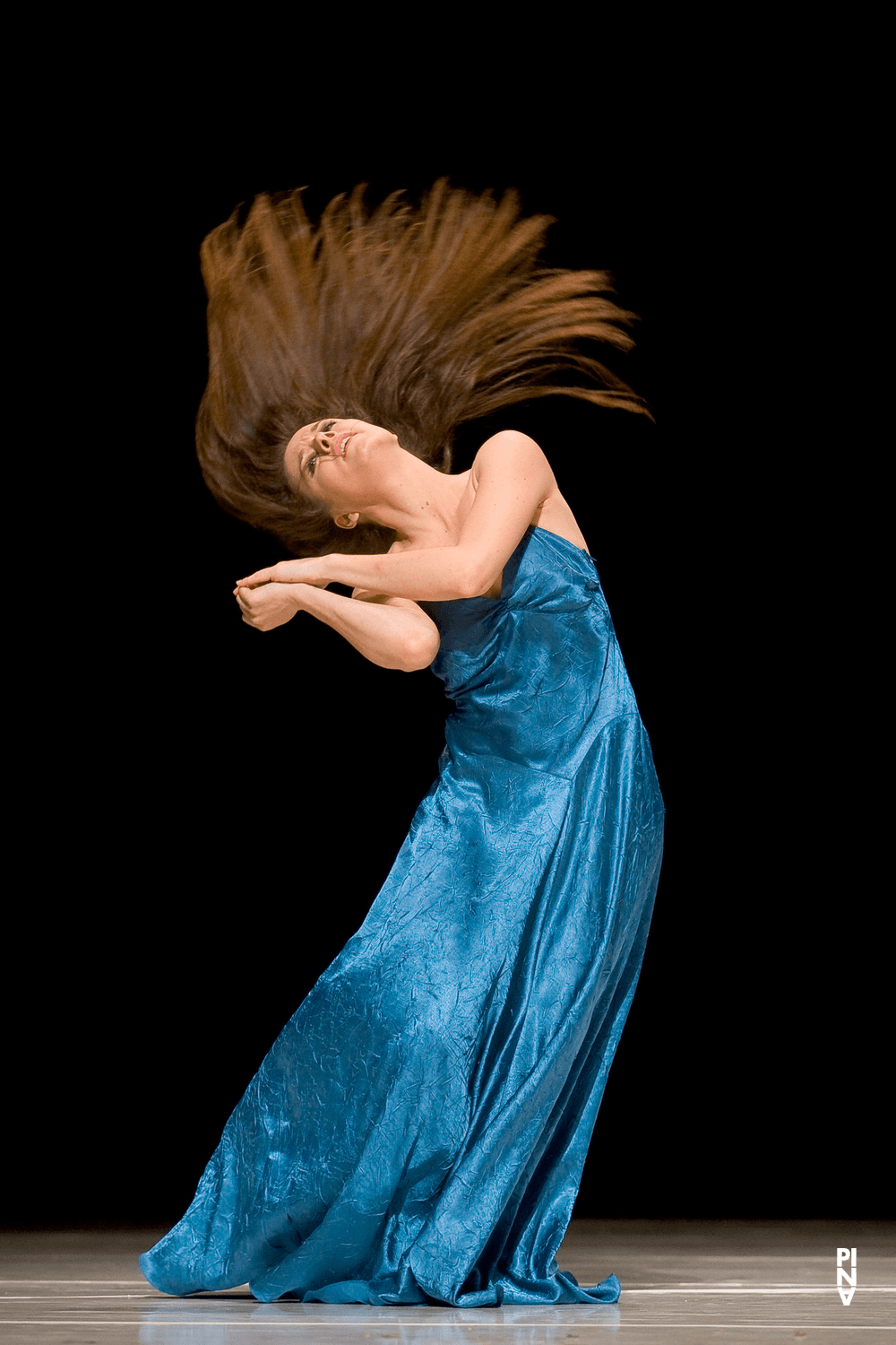 Thusnelda Mercy in “"... como el musguito en la piedra, ay si, si, si ..." (Like Moss on the Stone)” by Pina Bausch with Tanztheater Wuppertal at Opernhaus Wuppertal (Germany), June 11, 2009