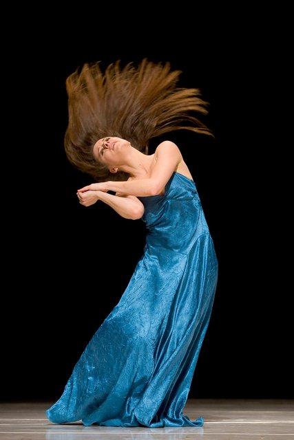 Thusnelda Mercy in “"... como el musguito en la piedra, ay si, si, si ..." (Like Moss on the Stone)” by Pina Bausch with Tanztheater Wuppertal at Opernhaus Wuppertal (Germany), June 11, 2009