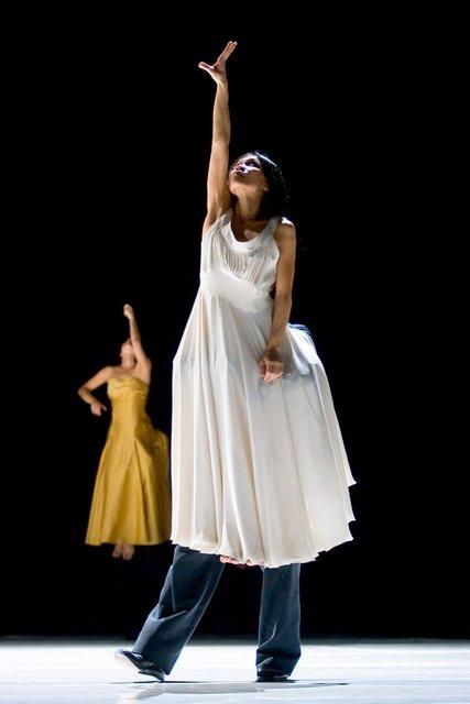 Ditta Miranda Jasjfi in “"... como el musguito en la piedra, ay si, si, si ..." (Like Moss on the Stone)” by Pina Bausch with Tanztheater Wuppertal at Opernhaus Wuppertal (Germany), June 11, 2009