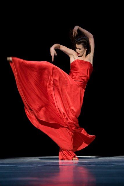 Clémentine Deluy in “"... como el musguito en la piedra, ay si, si, si ..." (Like Moss on the Stone)” by Pina Bausch with Tanztheater Wuppertal at Opernhaus Wuppertal (Germany), June 11, 2009