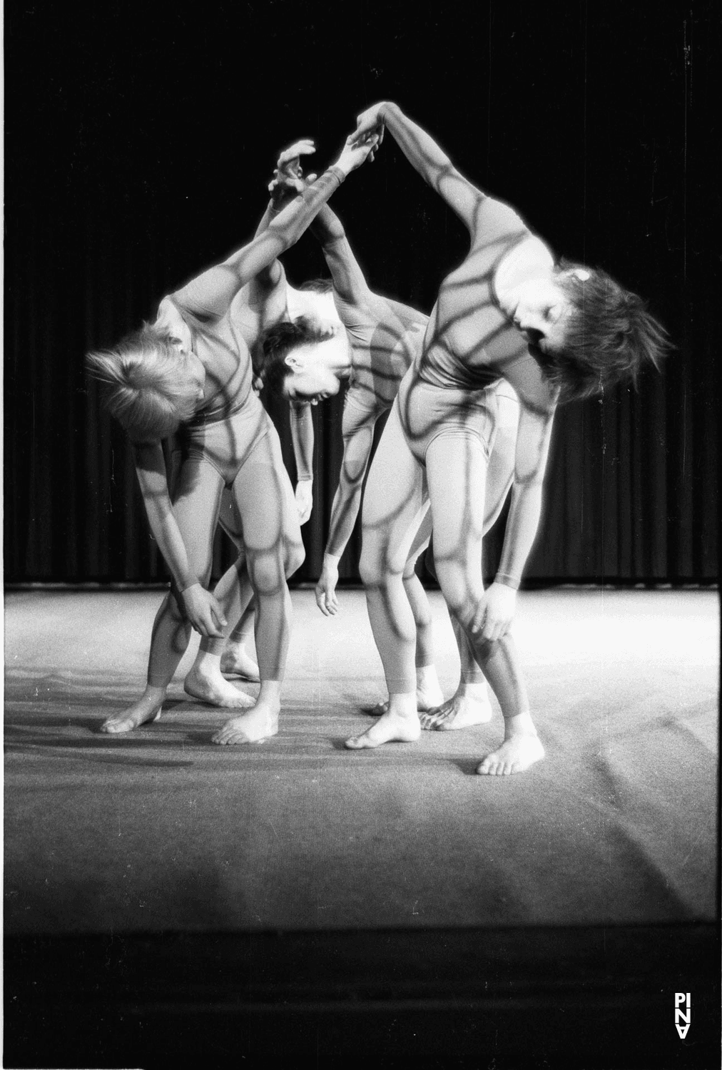 Marlis Alt, Erika Fabry and Fridel Deharde in “Nachnull (After Zero)” by Pina Bausch
