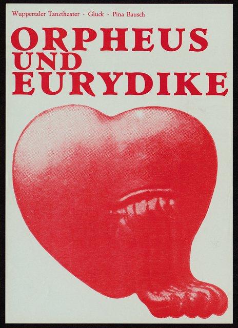Affiche de « Orpheus und Eurydike » de Pina Bausch à Wuppertal, 23 mai 1975 – 27 mai 1975