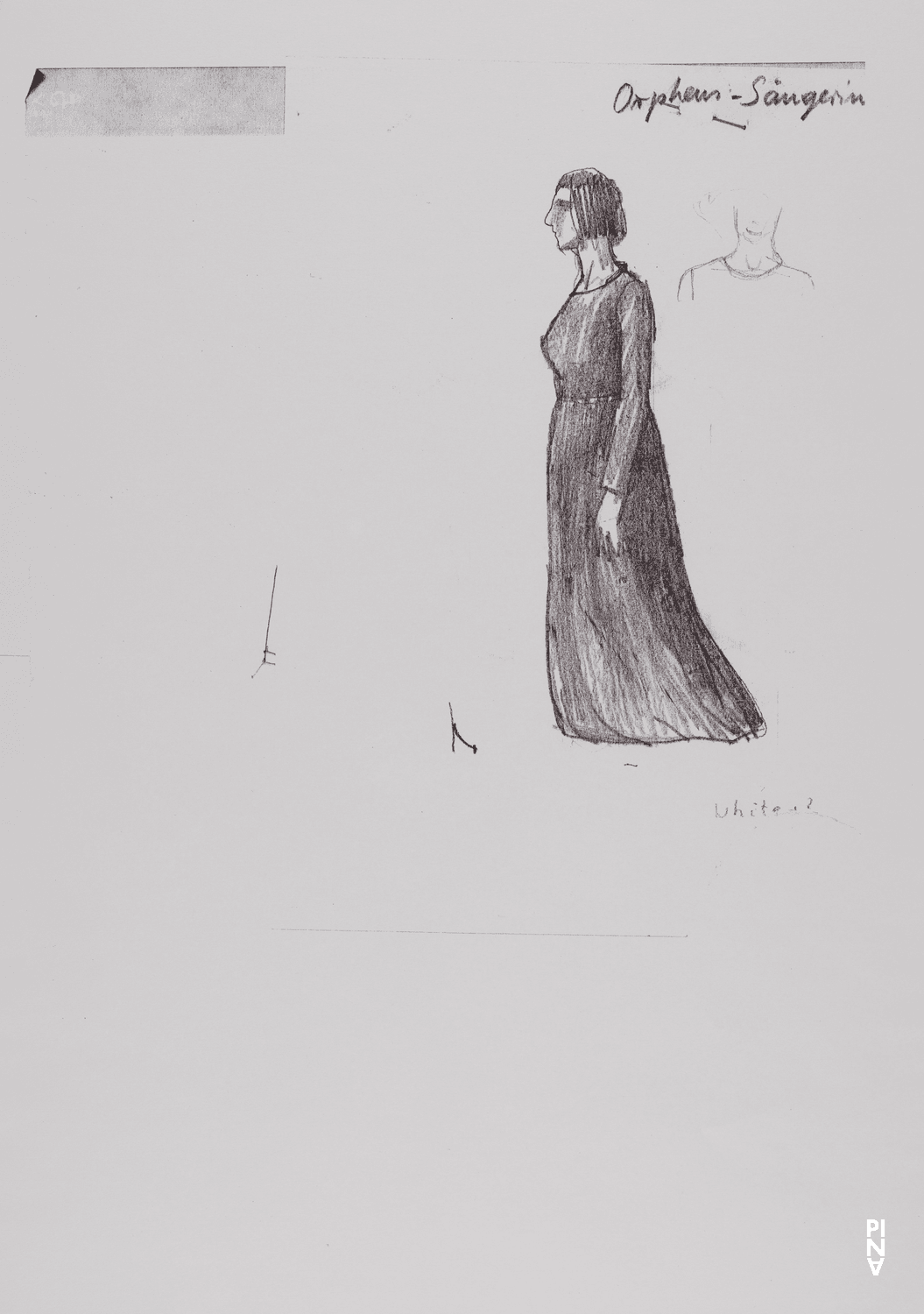 Kostümzeichnung von Rolf Borzik