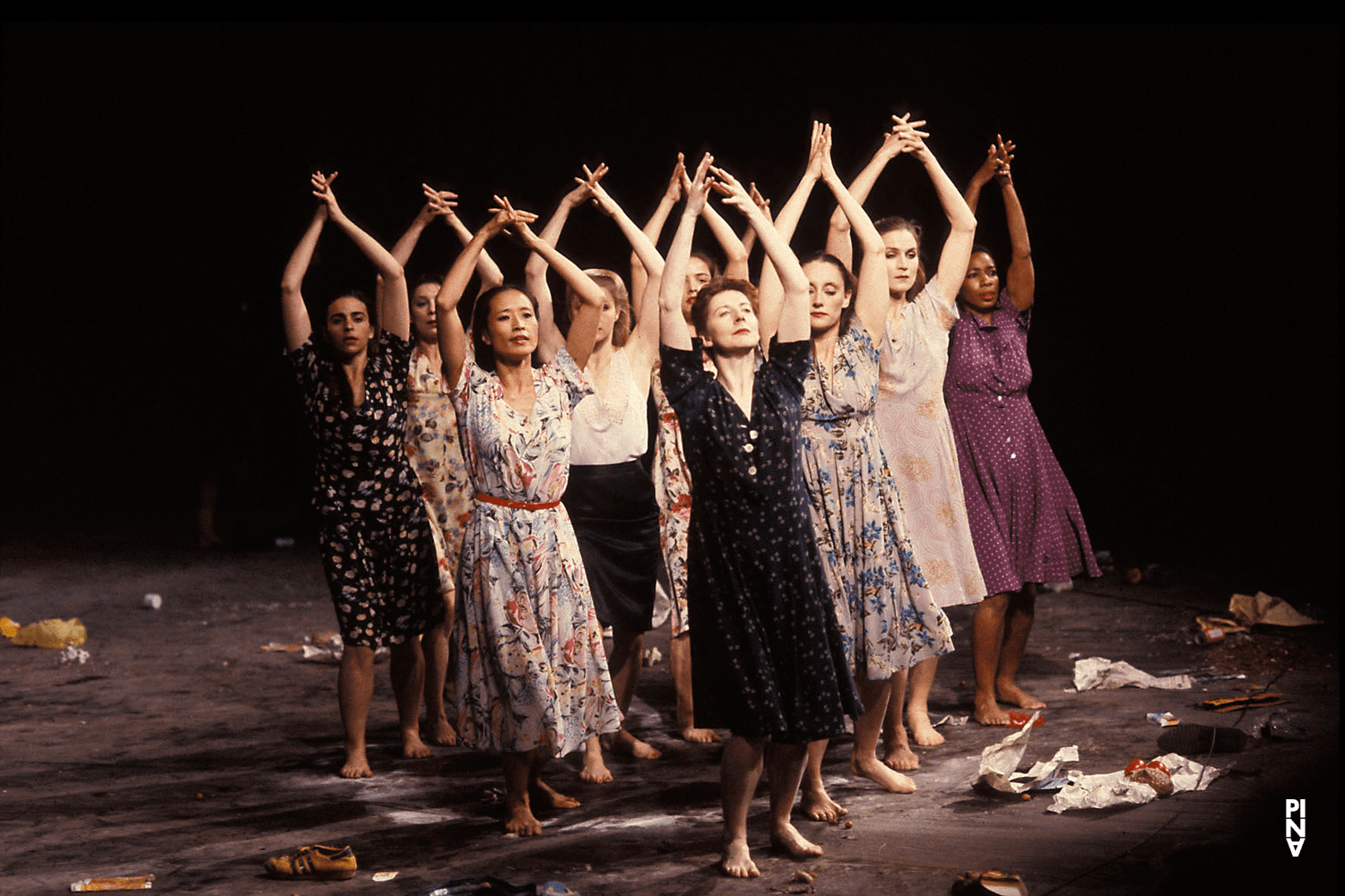 « Palermo Palermo » de Pina Bausch avec Tanztheater Wuppertal au Théâtre de la Ville Paris (France), 12 juin 1991