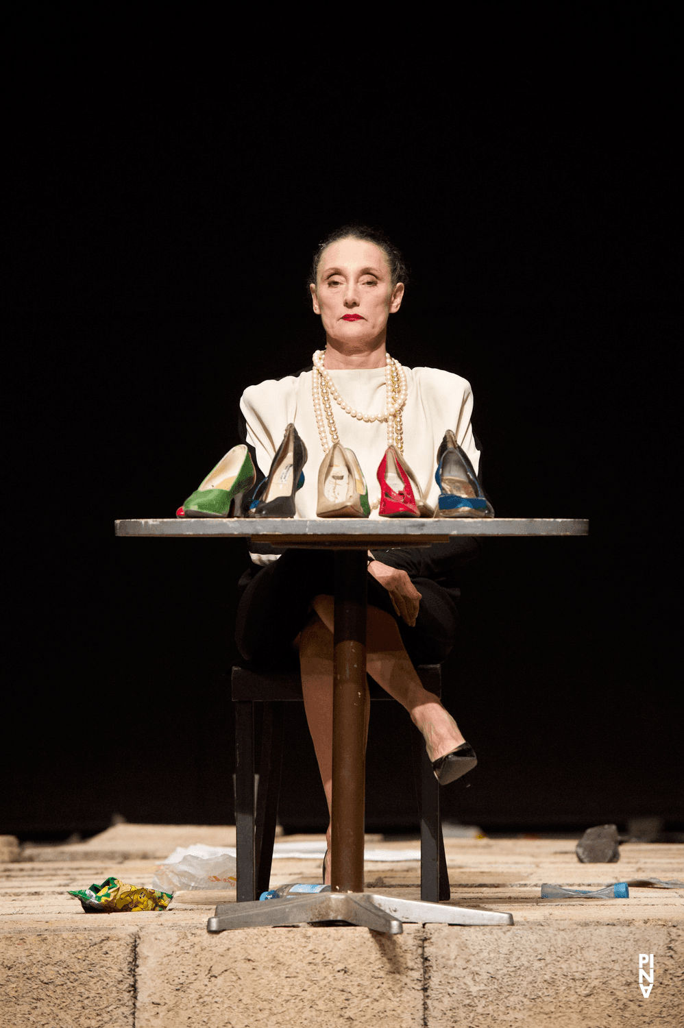 Nazareth Panadero in „Palermo Palermo“ von Pina Bausch mit Tanztheater Wuppertal im Opernhaus Wuppertal (Deutschland), 4. September 2013