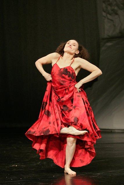 Nazareth Panadero in “Rough Cut” by Pina Bausch with Tanztheater Wuppertal at Schauspielhaus Wuppertal (Germany), April 14, 2005